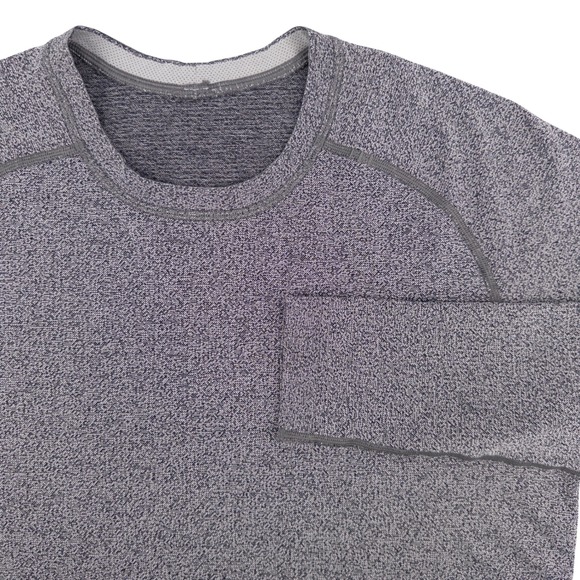 lululemon athletica Other - Lululemon Mens Medium Metal Vent Tech Long Sleeve Shirt Gray Heathered Running‎